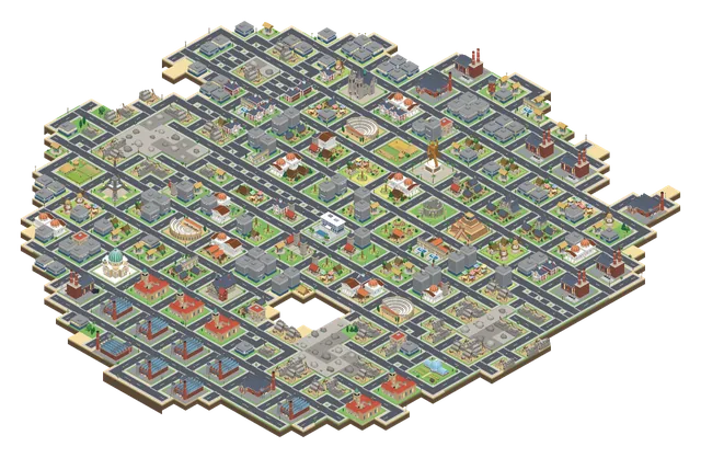 A Modern Age island: office towers, grey avenues and old quarters side by side, from coast to coast.