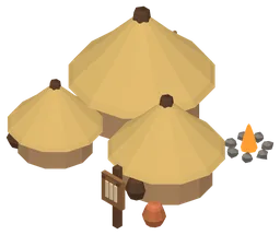 A level 3 home of the Stone Age, the level faith lets a house reach